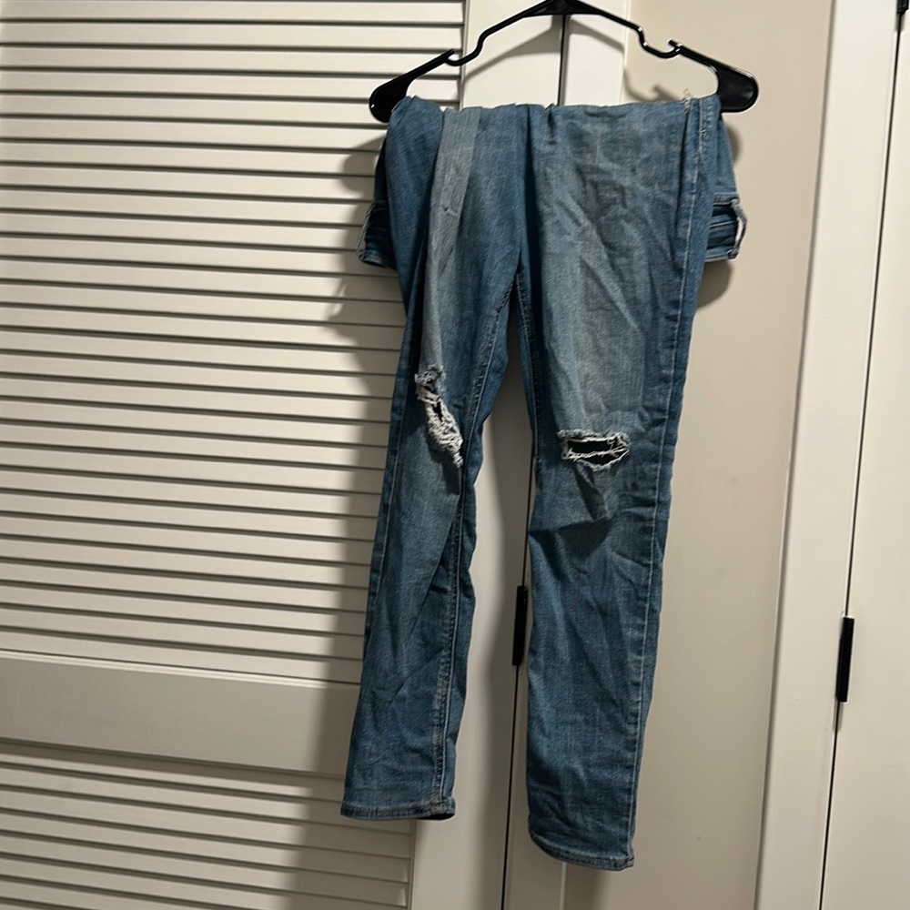 Rockstar Jean with small rip